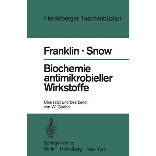 Biochemie Antimikrobieller Wirkstoffe