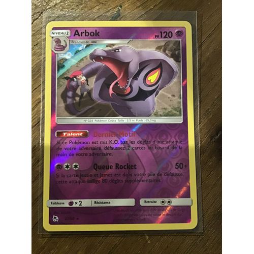 Arbok Reverse 27/68 Série Destinées Occultes