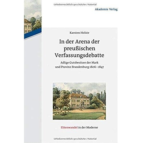 In Der Arena Der Preußischen Verfassungsdebatte