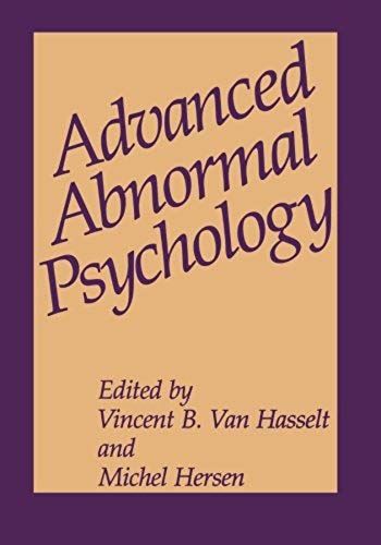Advanced Abnormal Psychology