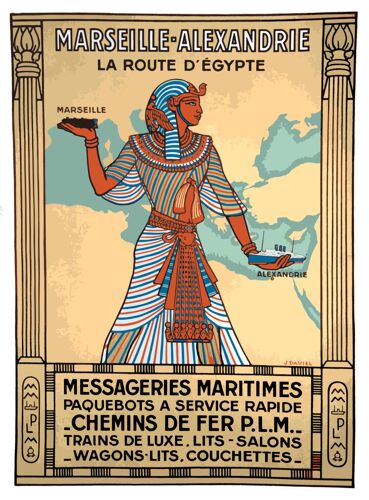 Affiche Route D'egypte Plm