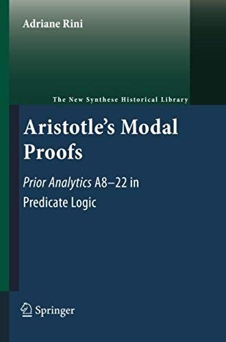 Aristotle's Modal Proofs