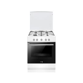 Fagor - Cuisinière 4 foyers gaz four multifonctions catalyse 74l largeur 60cm blanc facg2002b