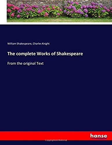 The Complete Works Of Shakespeare