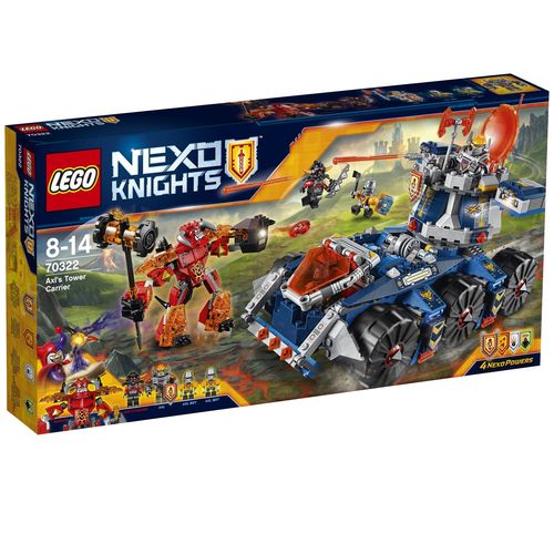 LEGO Nexo Knights - Le transporteur de tour d'Axl - 70322