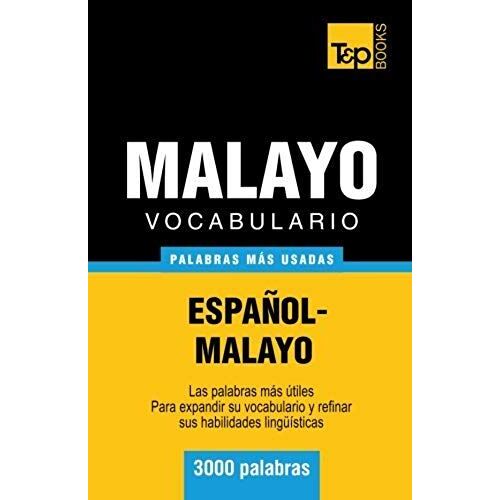 Spa-Vocabulario Espanol-Malayo