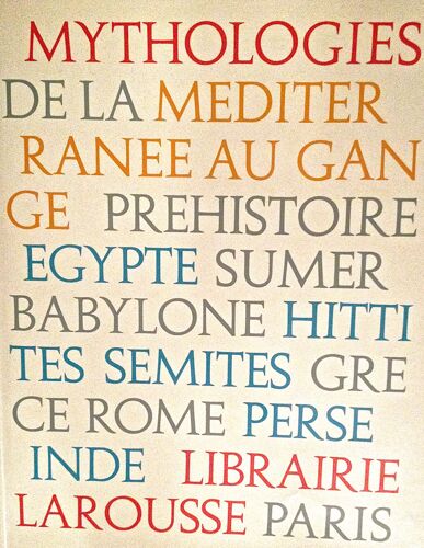 Mythologie De La Méditerranée Au Gange