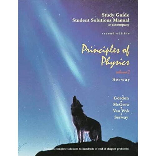 Study Guide Student Solutions Manual To Accompany Principles Of Physics