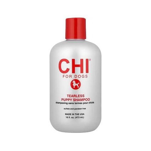 Chi For Dogs, Shampooing Sans Larmes Pour Chiots, Pour Chiens, 473 Ml