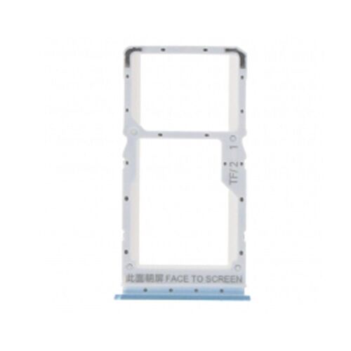 Tiroir carte sim pour Xiaomi Redmi Note 12 5G double sim bleu