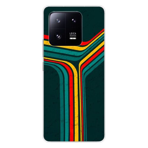 Coque En Silicone - Compatible Xiaomi 13 Pro - Design Retro Lines