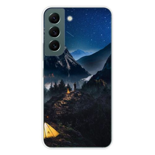 Coque En Silicone - Compatible Samsung Galaxy S22 - Design Seul En Montagne