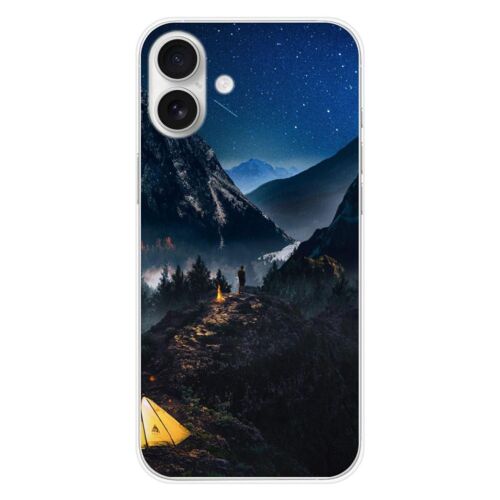 Coque En Silicone - Compatible Apple Iphone 16 Plus - Design Seul En Montagne