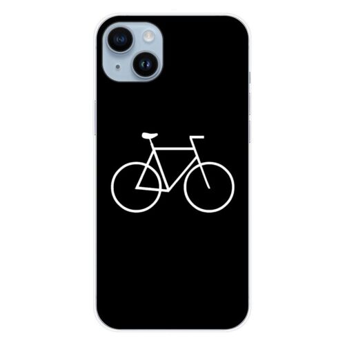 Coque en silicone - Compatible Apple iPhone 14 Plus - design bike hipster