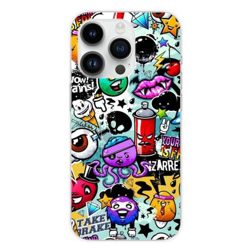 Coque En Silicone - Compatible Apple Iphone 14 Pro - Design Graffiti 2