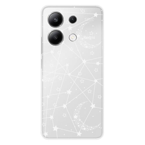 Coque En Silicone - Compatible Xiaomi Redmi Note 13 4g - Design Lignes Etoilees
