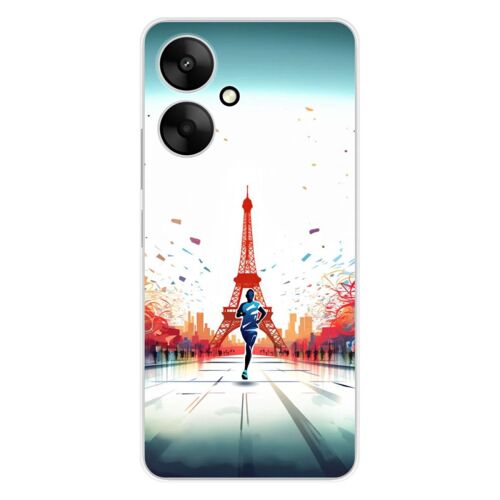 Coque En Silicone - Compatible Xiaomi Redmi 13c 5g - Design Jeux Olympiques