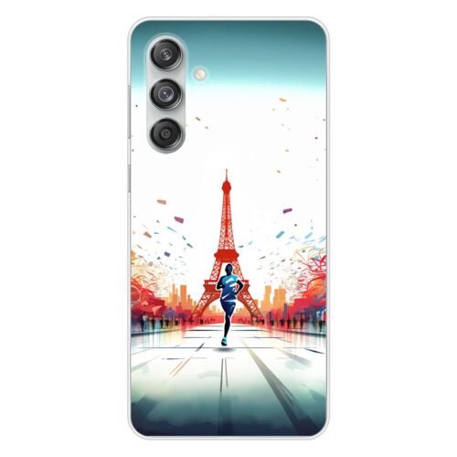 Coque En Silicone - Compatible Samsung Galaxy M55 5g - Design Jeux Olympiques