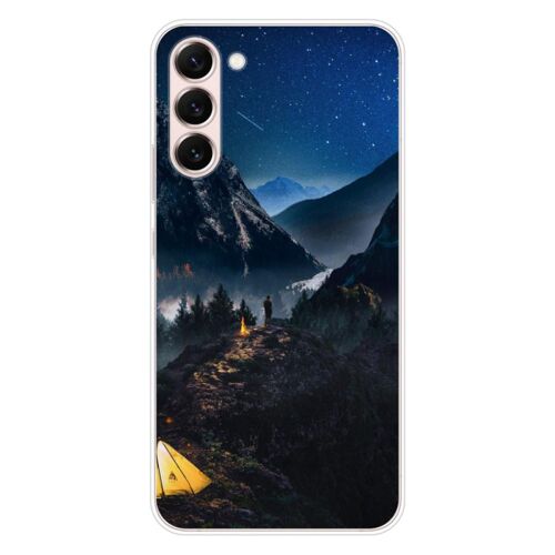 Coque En Silicone - Compatible Samsung Galaxy S23 Plus - Design Seul En Montagne