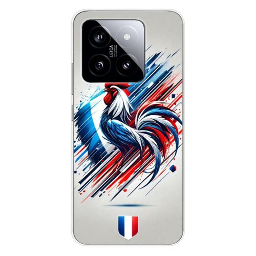 Coque En Silicone - Compatible Xiaomi 14 Pro - Design Coq Francais