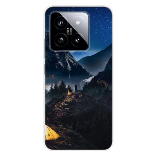 Coque En Silicone - Compatible Xiaomi 14 Pro - Design Seul En Montagne
