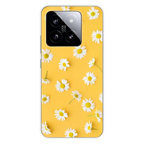 Coque En Silicone - Compatible Xiaomi 14 Pro - Design Marguerittes