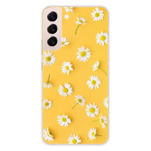 Coque En Silicone - Compatible Samsung Galaxy S22 Plus - Design Marguerittes