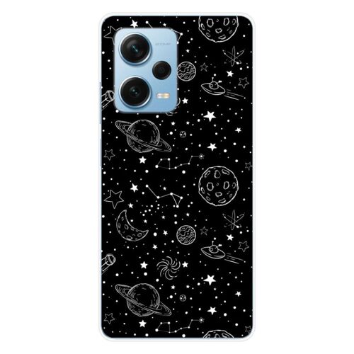 Coque En Silicone - Compatible Xiaomi Redmi Note 12 Pro Plus - Design Galaxy Draw