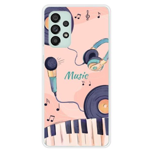 Coque En Silicone - Compatible Samsung Galaxy A73 5g - Design Accords En Couleur
