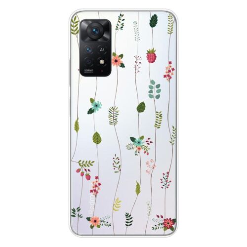 Coque En Silicone - Compatible Xiaomi Redmi Note 11 Pro Plus 5g - Design Montee De Fleurs