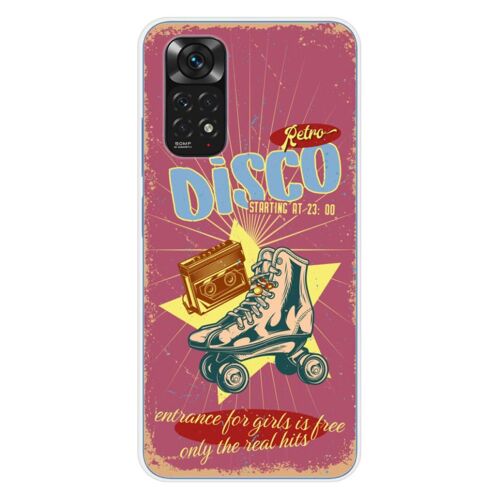 Coque En Silicone - Compatible Xiaomi Redmi Note 11 4g - Design Retro Disco