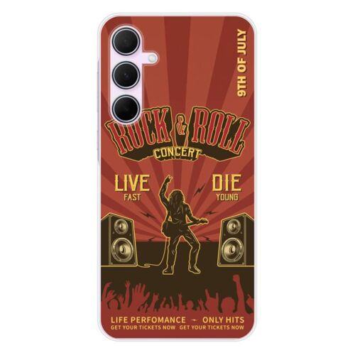 Coque En Silicone - Compatible Samsung Galaxy A55 5g - Design Rock And Roll