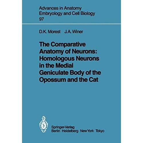 The Comparative Anatomy Of Neurons: Homologous Neurons In The Medial Geniculate Body Of The Opossum And The Cat