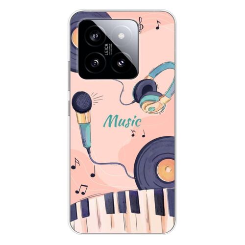 Coque En Silicone - Compatible Xiaomi 14 - Design Accords En Couleur