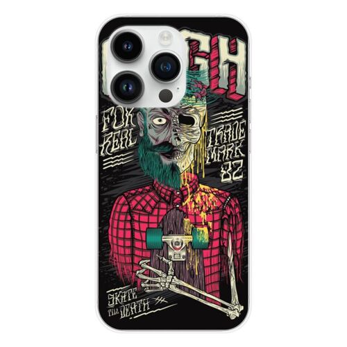 Coque En Silicone - Compatible Apple Iphone 14 Pro - Design Skull Urgh