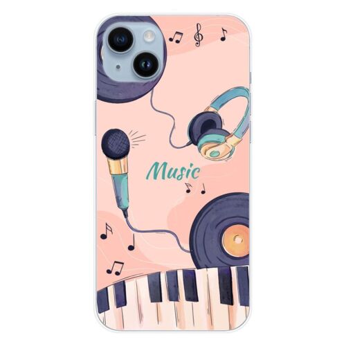 Coque En Silicone - Compatible Apple Iphone 15 Plus - Design Accords En Couleur
