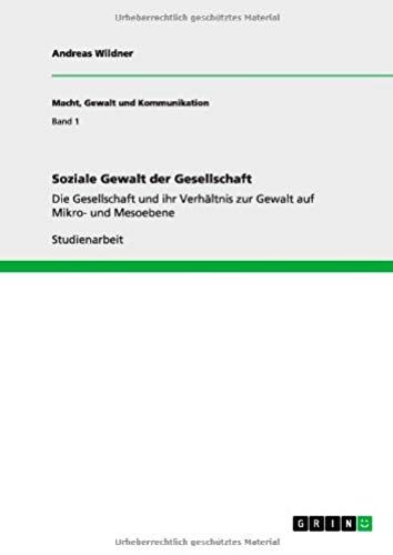 Soziale Gewalt Der Gesellschaft