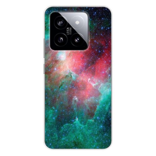 Coque En Silicone - Compatible Xiaomi 14 Pro - Design Nebuleuse