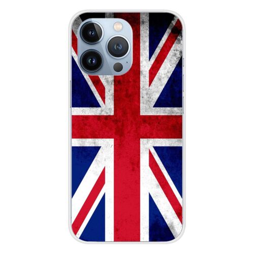 Coque En Silicone - Compatible Apple Iphone 13 Pro - Design Drapeau Angleterre