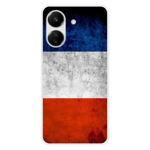 Coque En Silicone - Compatible Xiaomi Redmi 13c 4g - Design Drapeau France