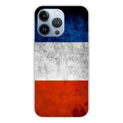 Coque En Silicone - Compatible Apple Iphone 13 Pro - Design Drapeau France