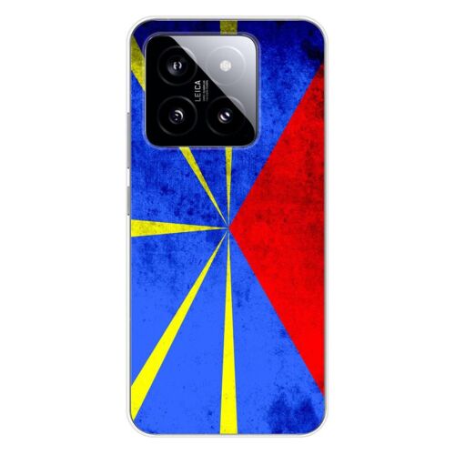 Coque En Silicone - Compatible Xiaomi 14 Pro - Design Drapeau La Reunion