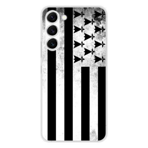 Coque En Silicone - Compatible Samsung Galaxy S23 - Design Drapeau Bretagne