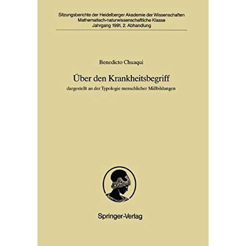 Über Den Krankheitsbegriff