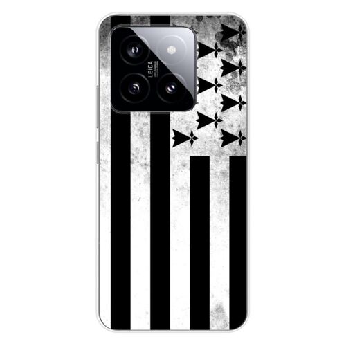 Coque En Silicone - Compatible Xiaomi 14 Pro - Design Drapeau Bretagne