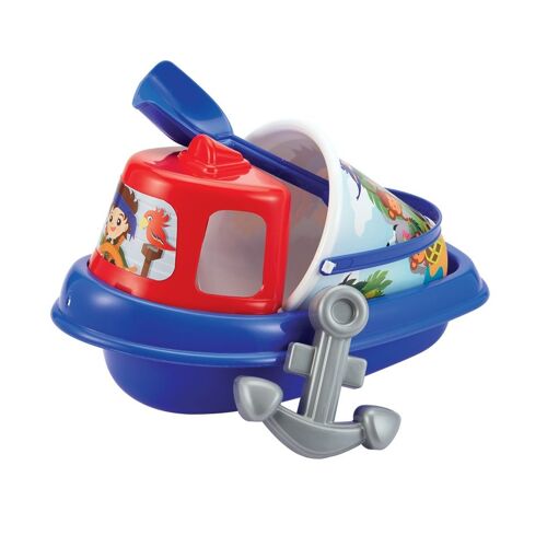 Plage Bateau Pirate Garni 30 Cm
