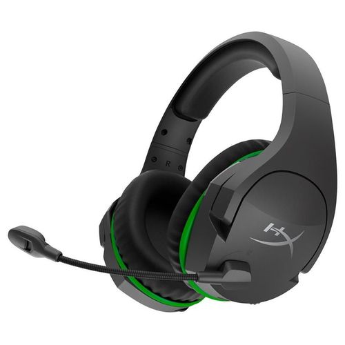 HyperX Cloud Stinger - Gaming - micro-casque - circum-aural - filaire - jack 3,5mm - noir, vert - pour Victus by HP Laptop 15, 16; Laptop 14, 15, 17; Pavilion x360 Laptop; Pro 290 G9
