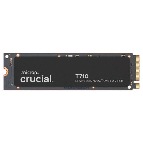Crucial T710 - SSD - chiffré - 2 To - interne - M.2 2280 - PCI Express 5.0 (NVMe) - TCG Opal Encryption 2.01