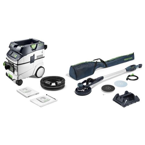 Kit avec ponceuse longue portée et aspirateur 400W PLANEX LHS-E 225/CTL 36-Set - FESTOOL - 578417