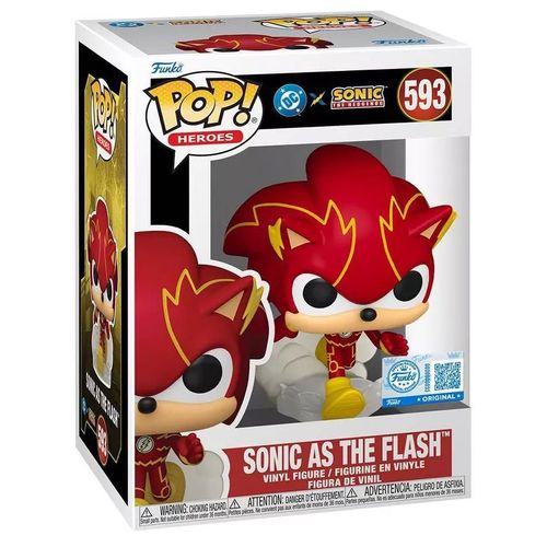 Figurine Funko Pop - Sonic Le Hérisson N°593 - Sonic En Flash (88905)